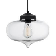 Casablanca Clear Glass Pendant Lamp Linea Lighting Modern And Affordable Residential Lighting