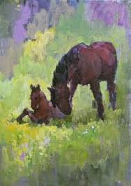 Original Horse Paintings On Canvas For