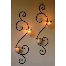 Glass Rustic Decorative Candle Wall