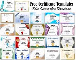 Jotform's free adoption certificate template is very easy to use and modify. Free Certificate Templates Edit Online Print At Home Instant Download