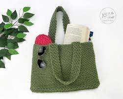 easy crochet tote bag pattern free