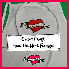 cricut craft iron on heat transfer