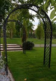 Portofino Romanesque Garden Arch Steel