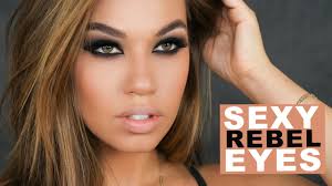 y rebel eyes makeup black brown smokey eye makeup tutorial eman you