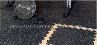 interlocking crossfit gym rubber floor