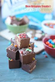 rice krispies treats candy bar bites