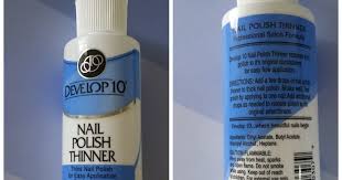 review develop 10 nail polish thinner