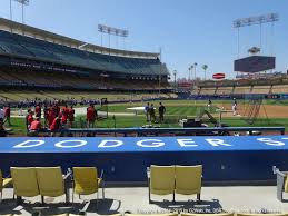 Dodger Stadium View From Dugout 8 Vivid Seats