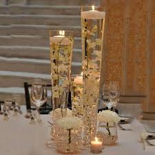 Tall Trumpet Glass Wedding Vases