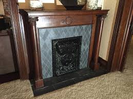 victorian fireplace refurbish slate