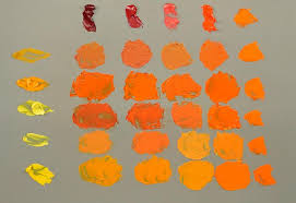 Orange Color Mixing Guide