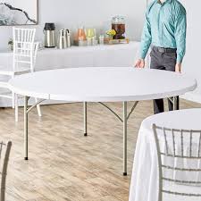 72 Round Folding Table Plastic For