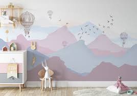 Kids Mountain Wallpaper For Nursery
