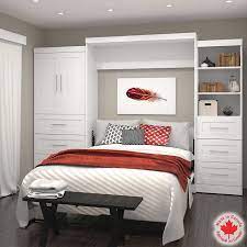 bestar boutique white queen wall bed 3