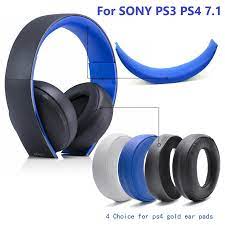 Nút Tai Nghe Bằng Đệm Đầu Miếng Lót Dành Cho Sony PlayStation Gold Wireless  CECHYA 0083 Stereo Tai Nghe 7.1 Cho SONY PS3 PS4 7.1|Earphone Accessories