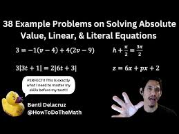 Solving Absolute Value Linear