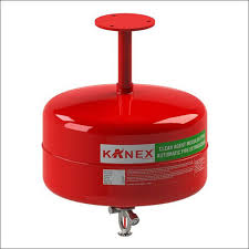 ceiling mounted fire extinguisher at