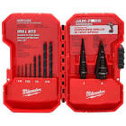 Black Oxide Step Drill Bit Set (10-Piece) 48-89-9222 Milwaukee Tool