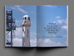 Bezos' company emphasized the rivalry with virgin galactic for space tourism passengers in a tweet on friday. Jeff Bezos Blue Origin Spaceship Launches A Double Entendre Geekwire