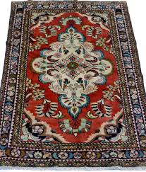3x5 red hamadan handmade persian rug