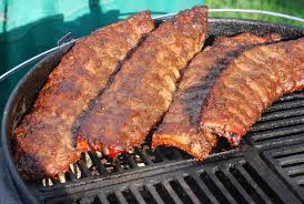 ribs on the weber kettle using the