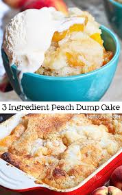 easy peach cobbler dump cake recipe 3