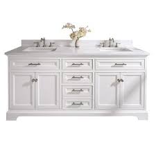 Related reviews you might like. Sterling Rivers Inc Thompson 72 In W X 22 In D Bath Vanity In White With Engineered Stone Vanity Top In Carrara White With White Basins Yahoo Shopping