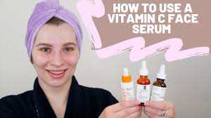 how to use a vitamin c face serum you