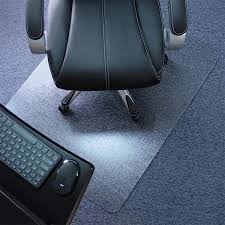 clear pvc office chair mat