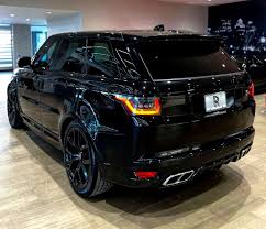 2021 range rover sport svr ebony black