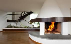 A Fan To A Wood Burning Fireplace