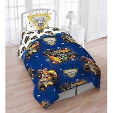 monster jam trucks twin comforter bed