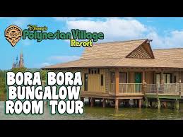 bora bora bungalow hotel room tour