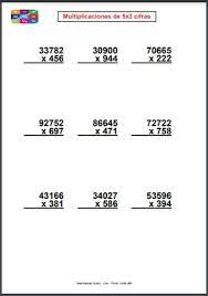 multiplicaciones de tres cifras
