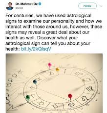 why dr oz s astrology tweet was so
