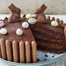 Chocolate Fudge Easter Cake Food Ireland Irish Recipes gambar png