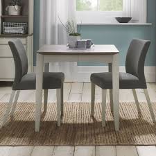 A modern dining table built for the ages. Bergen Washed Oak Grey Small Ext Dining Table Oak Furniture Uk