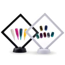 Tools Nail Art Equipment Nail Gel Polishing Picture Frame Display Board Color Chart Standing Tool Square Model Frame For Manicure Display Nail Art