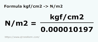kgf cm2 to n m2 convert kgf cm2