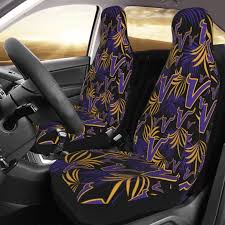 2pcs Minnesota Vikings Elastic Car Seat