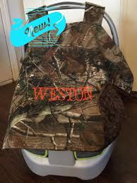 Personalized Camo Carseat Canopy