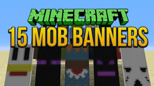 minecraft 15 mob banners tutorial
