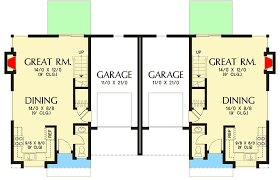 Modern Duplex House Plan With