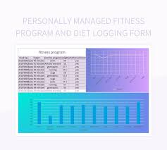 free fitness plan templates for google
