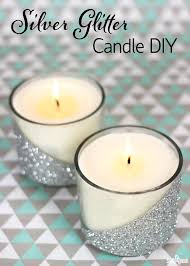 silver glitter candle diy soap queen