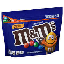 m m s chocolate cans caramel