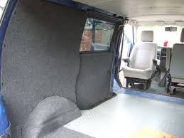 the back of the van carpeting nearly