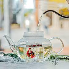 monaco loose leaf teapot glass teapot