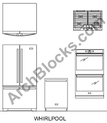 cad appliance blocks autocad