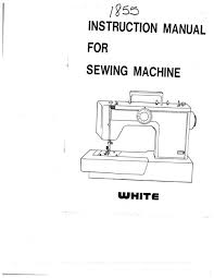 instruction manual for sewing machine